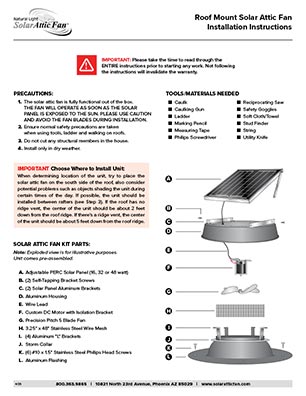 Natural Light Roof Mount SAF Install Thumb