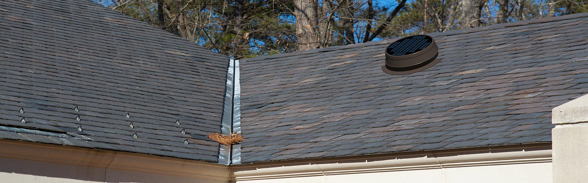 Natural Light roof mount adjustable panel solar attic fan on roof